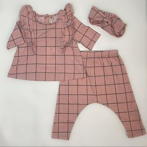 Jessica Simpson Baby Girl Outfit With Headband